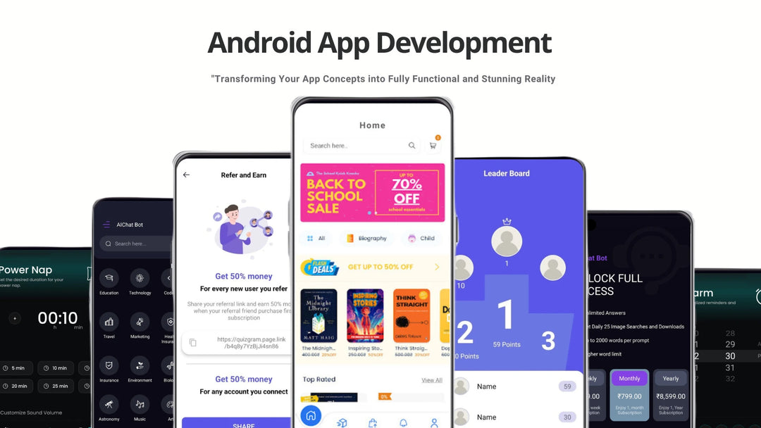 We will do android app development