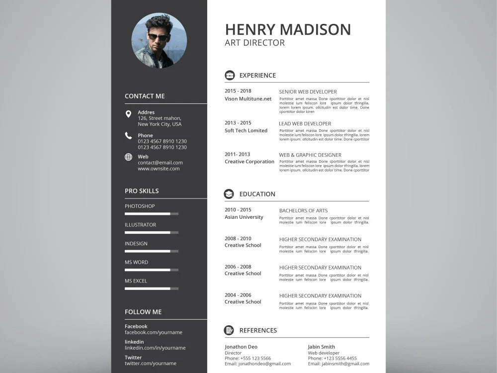 Top Level Resume for 10+ Years of Work Experience